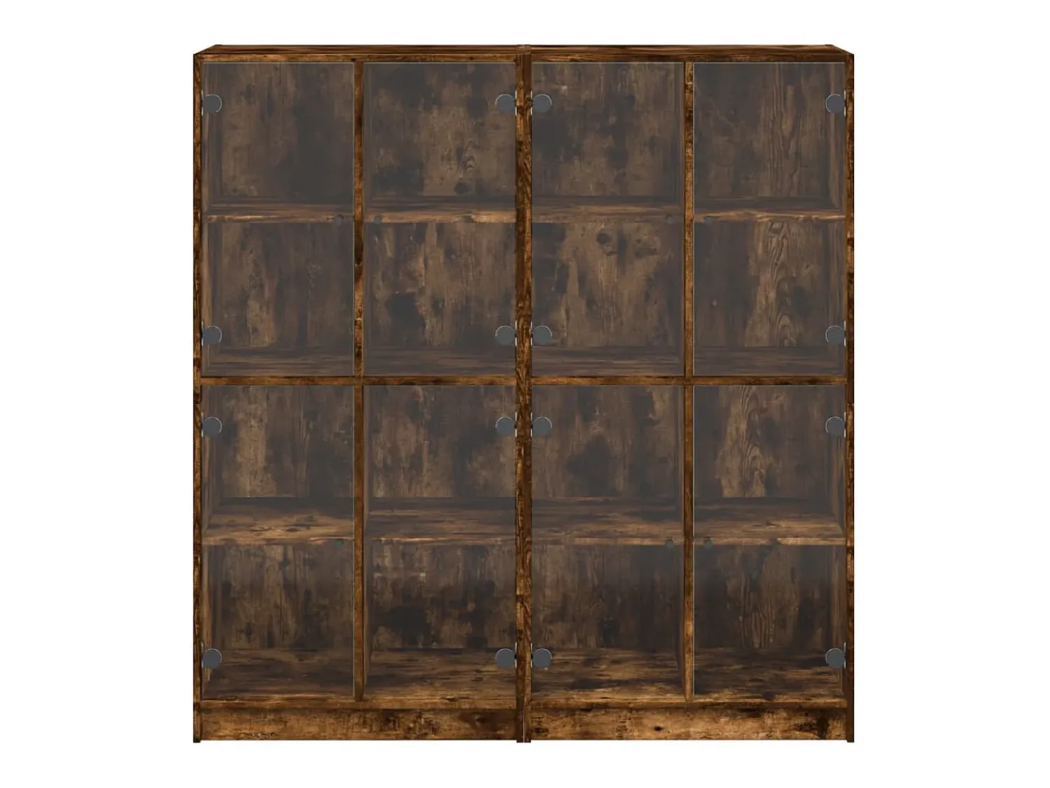 Hot vidaxl Estante c/ portas 136x37x142 cm deriv. madeira carvalho fumado Natural claro