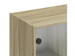 Hot vidaxl Estante c/ portas 136x37x142 cm deriv. madeira carvalho sonoma Natural claro