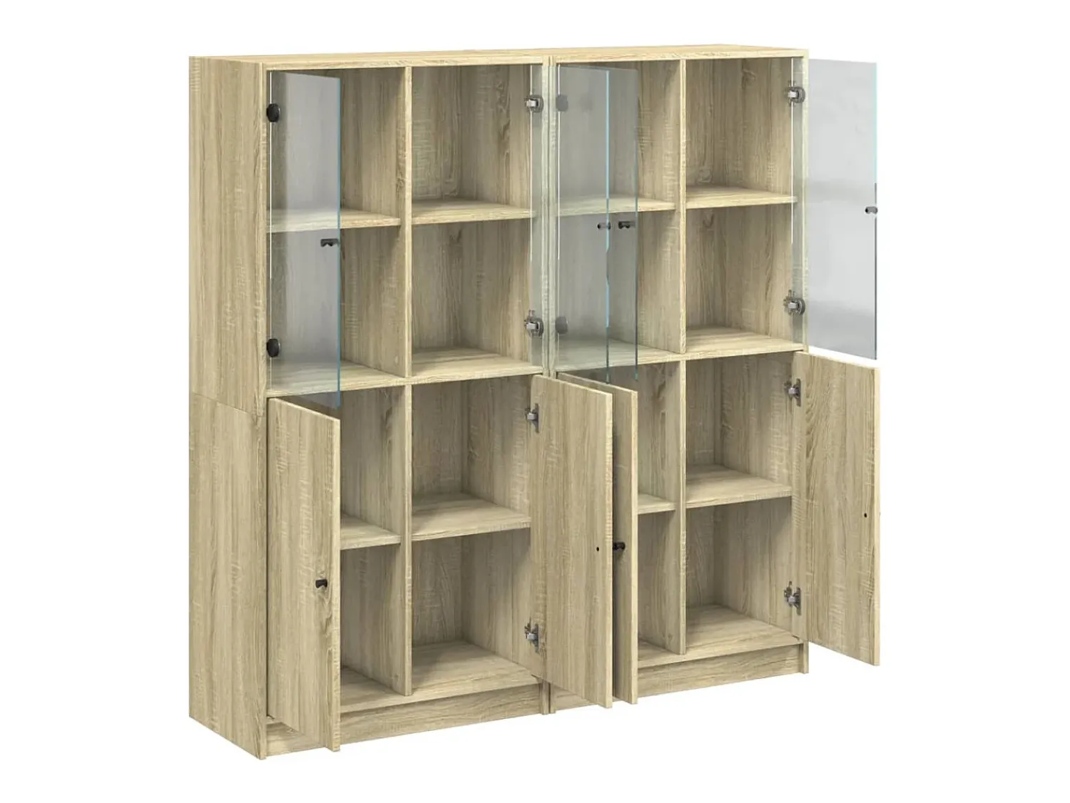 Hot vidaxl Estante c/ portas 136x37x142 cm deriv. madeira carvalho sonoma Natural claro