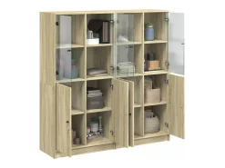 Hot vidaxl Estante c/ portas 136x37x142 cm deriv. madeira carvalho sonoma Natural claro