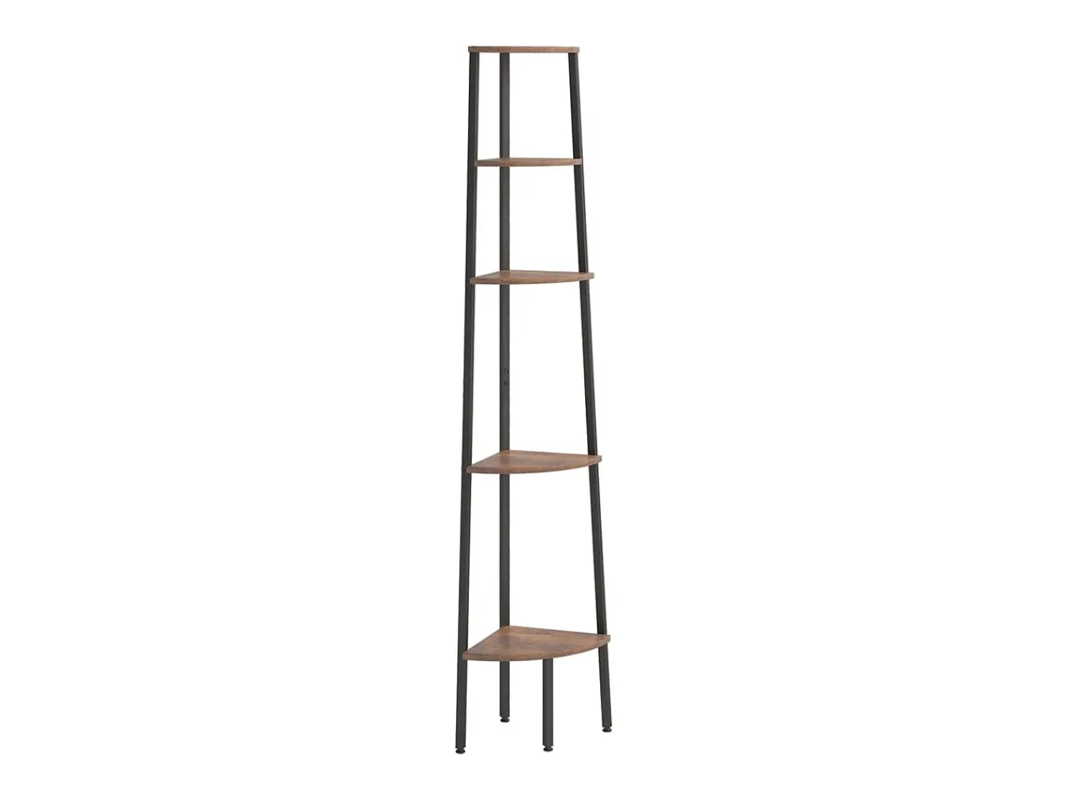 Prateleira* Estante canto 5 prat. 45,5x31,5x180 cm -escuro/preto PT750274 Castanho