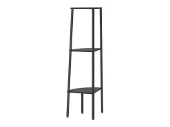 Outlet Estante canto 3 prateleiras 45,5x31,5x120 cm PT603396 Preto