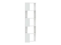 Clearance vidaxl Estante canto 5 prateleiras 50x50x179 cm deriv. madeira Branco