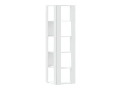 Clearance vidaxl Estante canto 5 prateleiras 50x50x179 cm deriv. madeira Branco