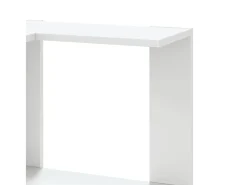 Clearance vidaxl Estante canto 5 prateleiras 50x50x179 cm deriv. madeira Branco