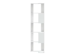 Clearance vidaxl Estante canto 5 prateleiras 50x50x179 cm deriv. madeira Branco