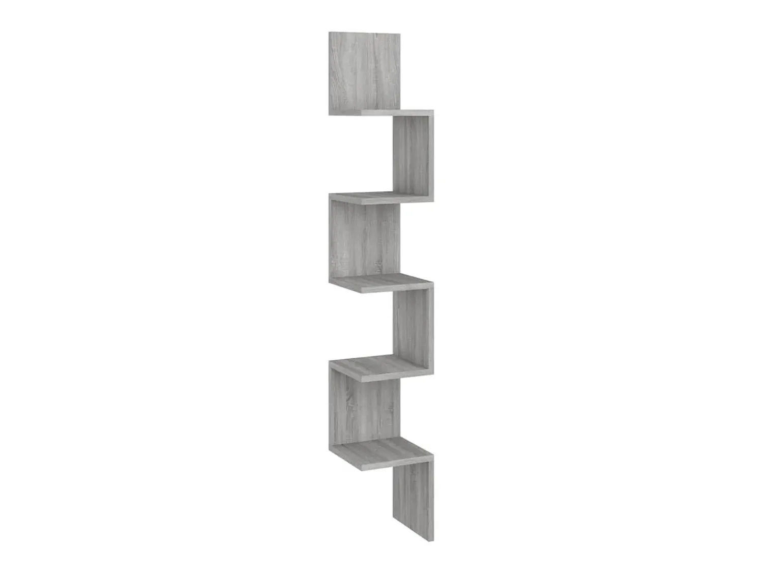 Discount Estante canto 20x20x127,5 cm derivados madeira sonoma PT139399 Cinzento