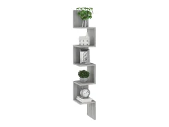Discount Estante canto 20x20x127,5 cm derivados madeira sonoma PT139399 Cinzento