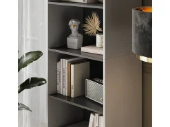 Prateleira*Vicco Estante cinza 60x40x180 eliza Cinzento