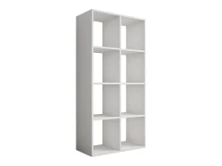 Online Estante com 8 compartimentos – Cor: – 147 × 74 × 30 cm, vertical ou horizontal Branco