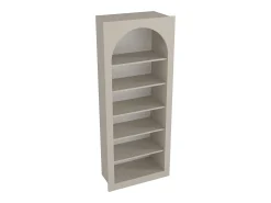 Biblioteca*Vente-unique Estante com 6 nichos - - CYMORA Bege