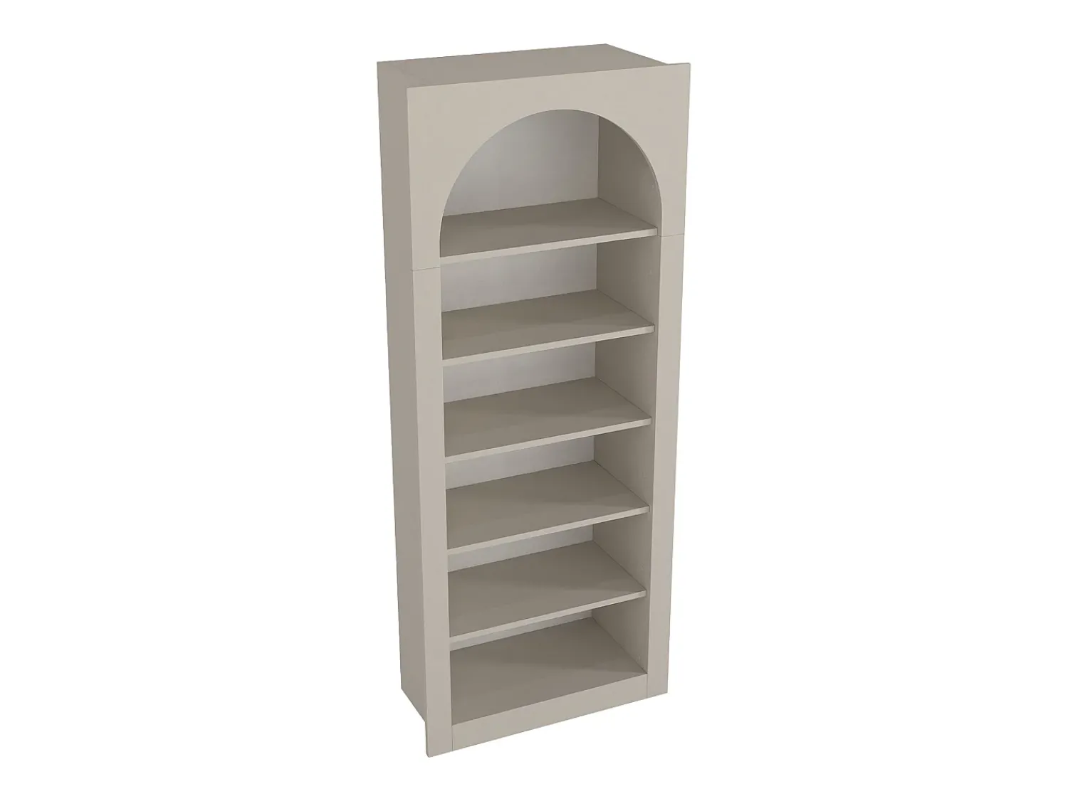 Biblioteca*Vente-unique Estante com 6 nichos - - CYMORA Bege