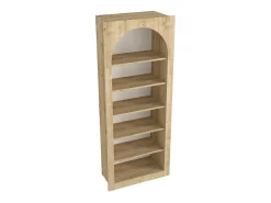 Hot Vente-unique Estante com 6 nichos - - CYMORA Natural claro