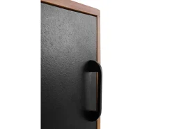Online Estante com 2 portas em madeira maciça de acácia reciclada Natural claro