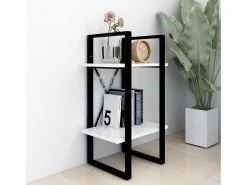 vidaxl Estante com 2 prateleiras 40x30x70 cm derivados madeira^ Vitrina
