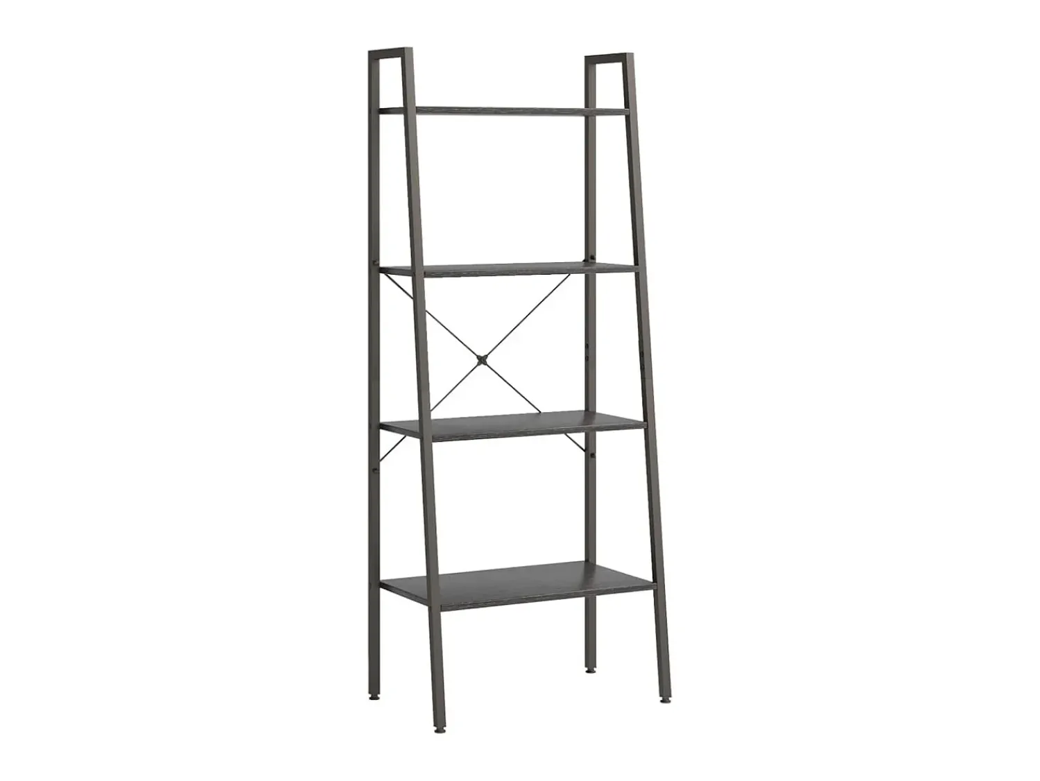 Prateleira* Estante com 4 prateleiras 56x35x140 cm PT785891 Preto