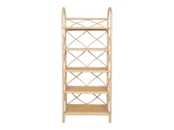 Prateleira|Vente-unique Estante com 5 prateleiras em vime e bambu - Natural - ZARYNO Natural claro
