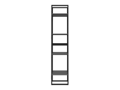 Vitrina|vidaxl Estante com 4 prateleiras 40x30x140 cm derivados madeira cinza Cinzento
