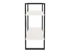 Vitrina*vidaxl Estante com 2 prateleiras 80x30x70 cm pinho maciço Branco