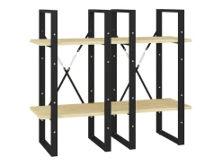 Vitrina|vidaxl Estante com 4 prateleiras 40x30x140 cm pinho maciço Castanho