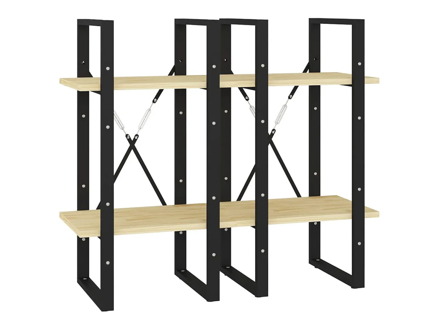 Vitrina|vidaxl Estante com 4 prateleiras 40x30x140 cm pinho maciço Castanho