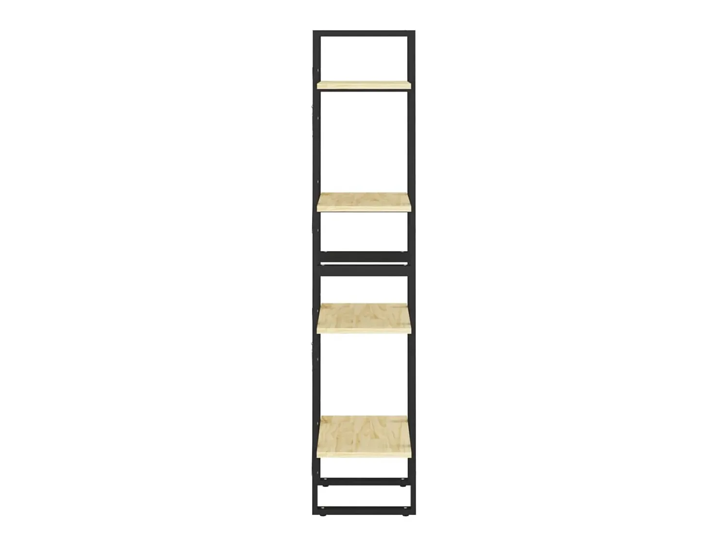 Vitrina|vidaxl Estante com 4 prateleiras 40x30x140 cm pinho maciço Castanho
