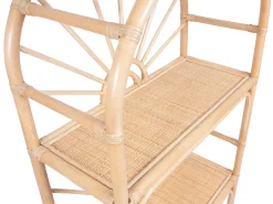 Vente-unique Estante com 3 prateleiras em vime - Natural - NEMERI^ Prateleira