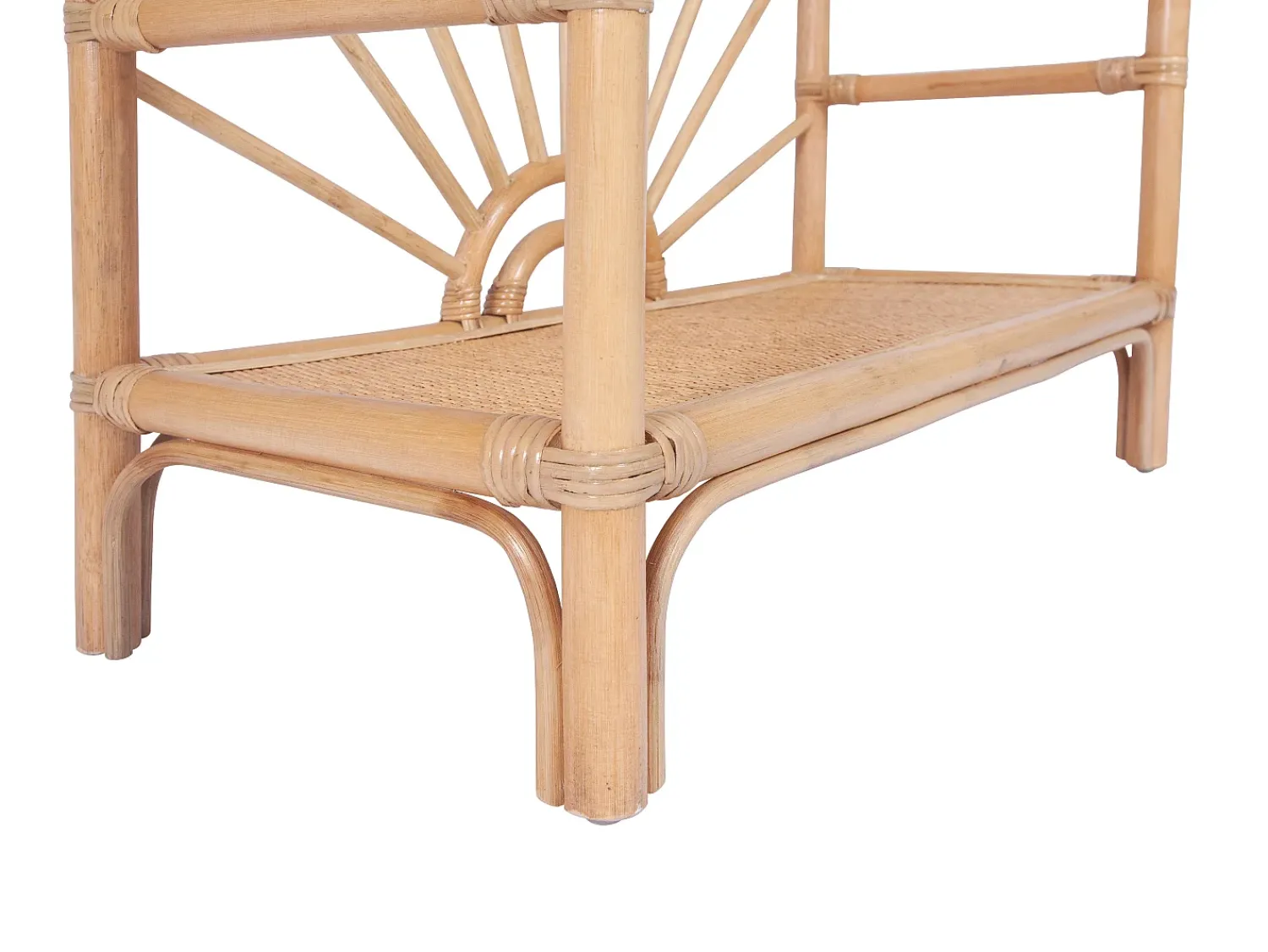 Vente-unique Estante com 3 prateleiras em vime - Natural - NEMERI^ Prateleira