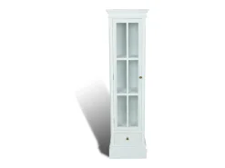 Vitrina*vidaxl Estante com 3 prateleiras elegante madeira Branco
