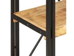 Online Estante com 3 prateleiras 60x30x80 cm madeira mangueira maciça PT666709 Castanho