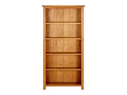 Clearance vidaxl Estante com 5 prateleiras 70x22x140 cm madeira carvalho maciça Castanho