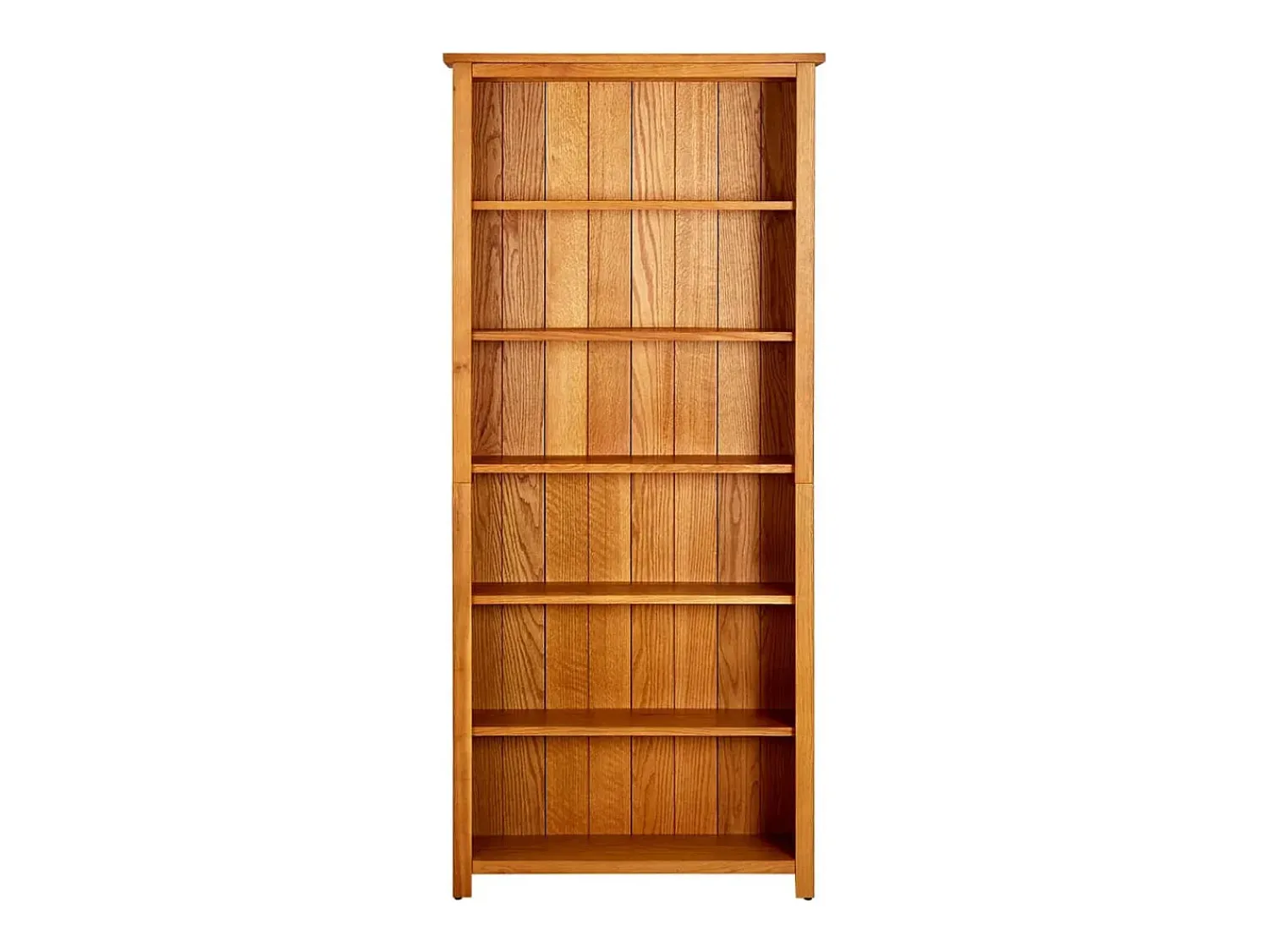 vidaxl Estante com 6 prateleiras 80x22,5x180cm madeira carvalho maciça^ Biblioteca