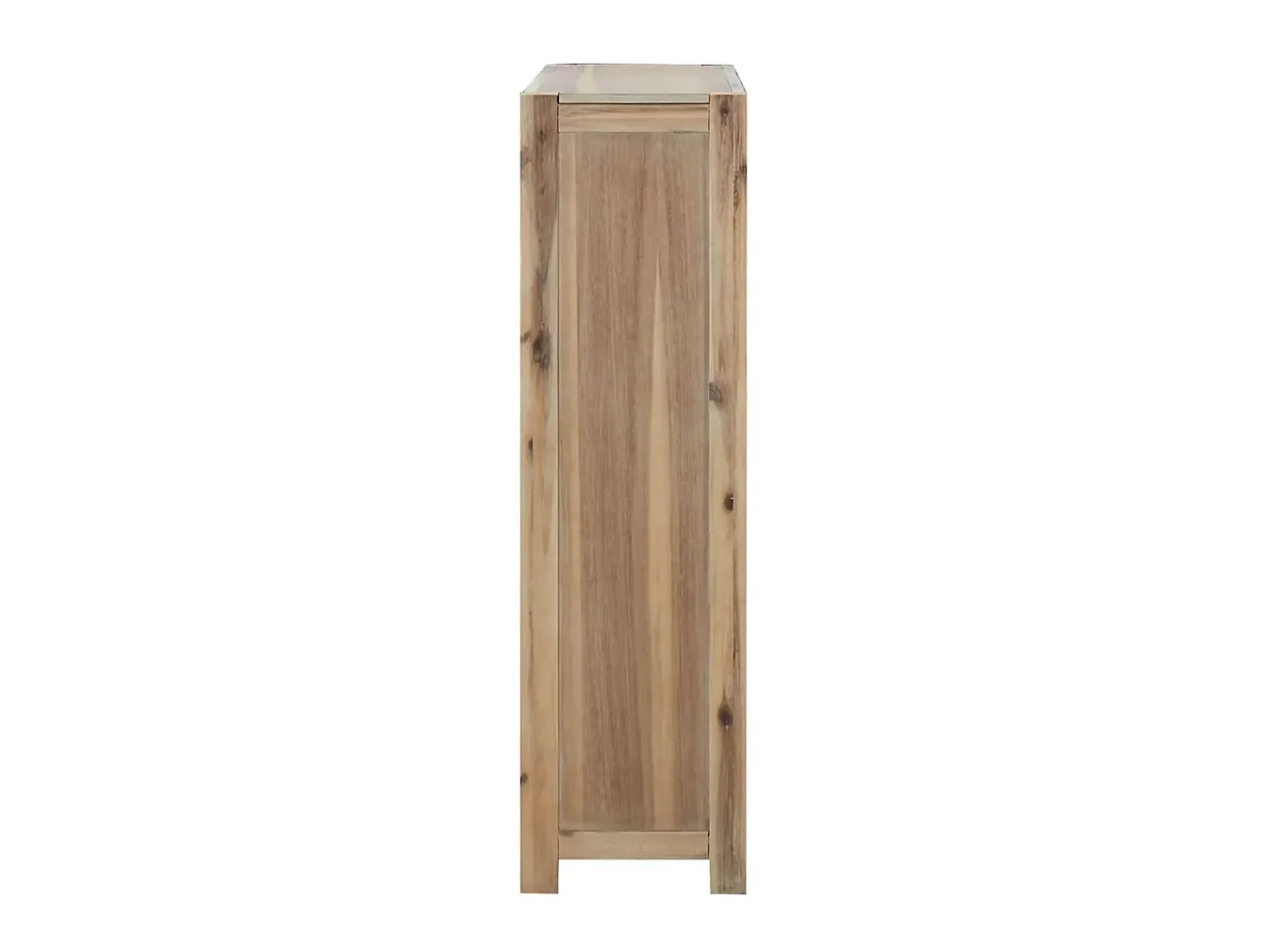 Biblioteca| Estante com 4 prateleiras 80x30x110 cm madeira de acácia maciça PT785101 Castanho