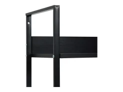Vitrina|vidaxl Estante com 5 prateleiras derivados de madeira Preto