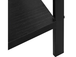 Vitrina|vidaxl Estante com 5 prateleiras derivados de madeira Preto