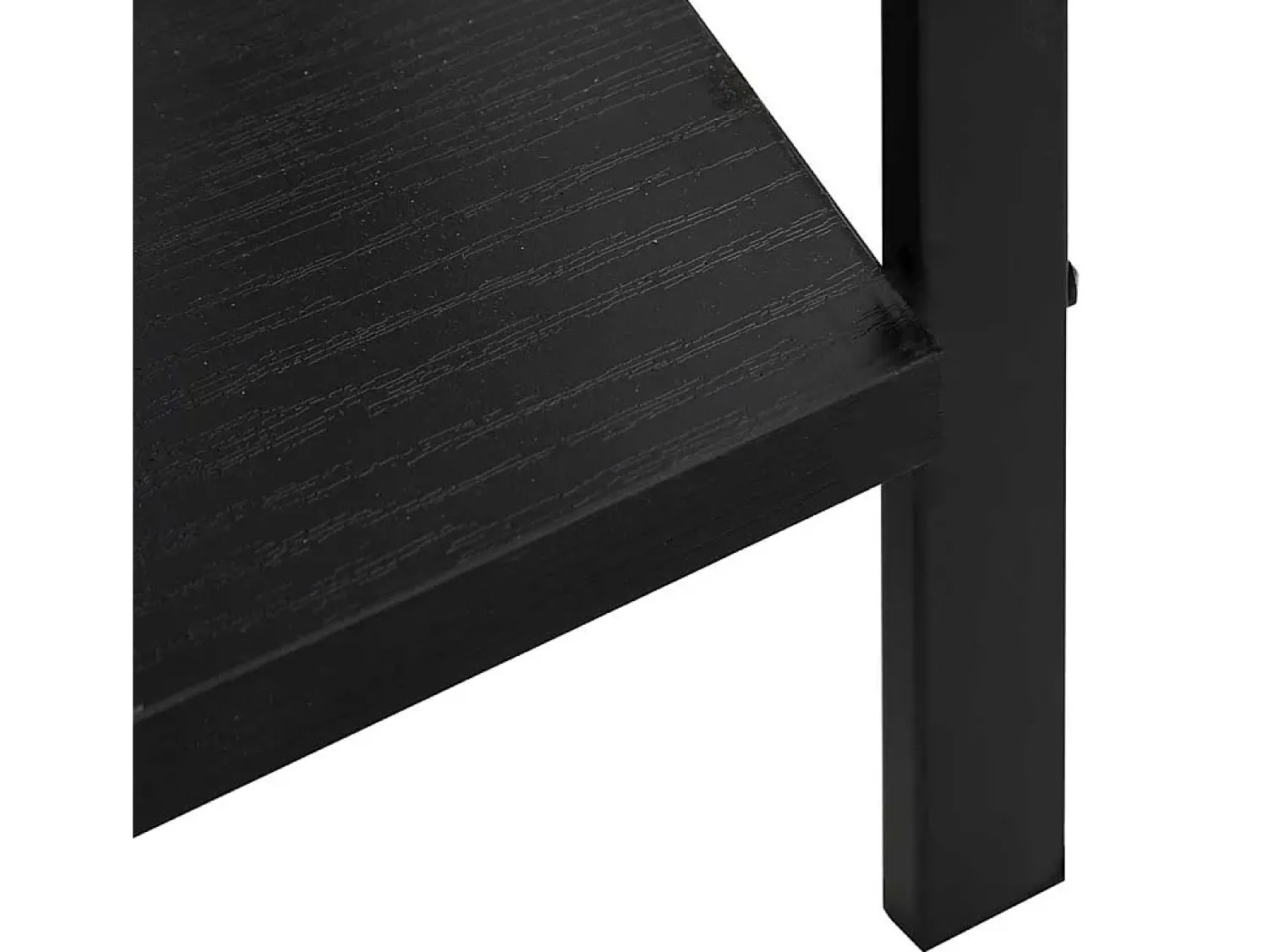Vitrina|vidaxl Estante com 5 prateleiras derivados de madeira Preto