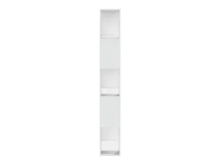 Estante com 5 prateleiras derivados de madeira PT237655 Branco