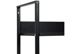 Sale Estante com 5 prateleiras derivados de madeira PT687668 Preto