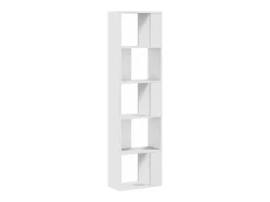 Hot Estante com 5 prateleiras derivados de madeira PT629232 Branco