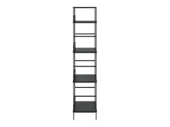 Vitrina*vidaxl Estante com 4 prateleiras derivados de madeira Preto