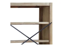 Sale vidaxl Estante com 6 prateleiras 80x30x170 cm madeira de acácia maciça Castanho