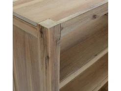 Vitrina|vidaxl Estante com 7 prateleiras 80x30x200 cm madeira de acácia maciça Castanho