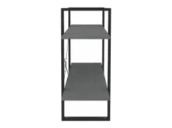 vidaxl Estante com 2 prateleiras 100x30x70 cm pinho maciço^ Vitrina