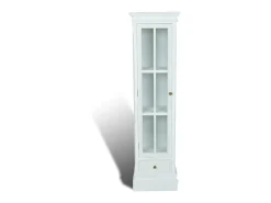 Biblioteca* Estante com 3 prateleiras elegante madeira PT304287 Branco