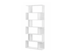 Mobikasa Estante com capacidade de carga de até 8 kg por compartimento 192 cm de altura branca 03_0004687 Branco