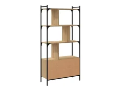 Sale vidaxl Estante com portas em carvalho Sonoma 76,5x30x154,5 cm, madeira engenheirada Natural claro