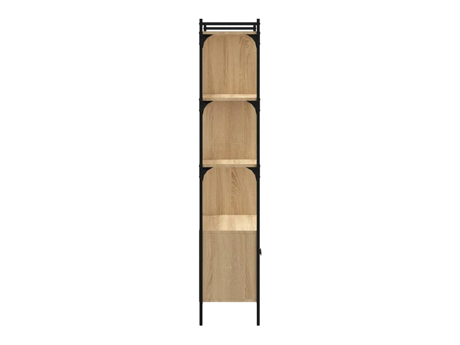 Sale vidaxl Estante com portas em carvalho Sonoma 76,5x30x154,5 cm, madeira engenheirada Natural claro