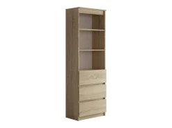 Discount Estante Comfivo 184, Com gavetas, Placa de aglomerado laminado Castanho