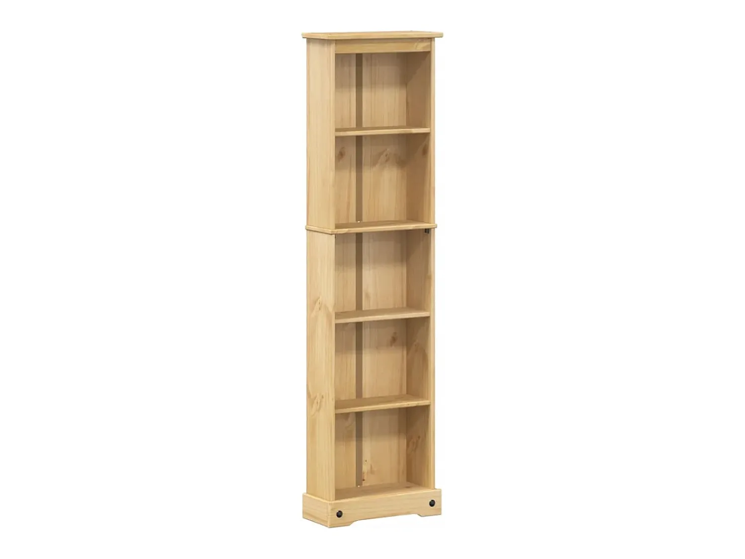 Biblioteca* Estante Corona 46x20x170 cm madeira de pinho maciça PT726502 Castanho