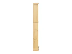 Biblioteca* Estante Corona 46x20x170 cm madeira de pinho maciça PT726502 Castanho
